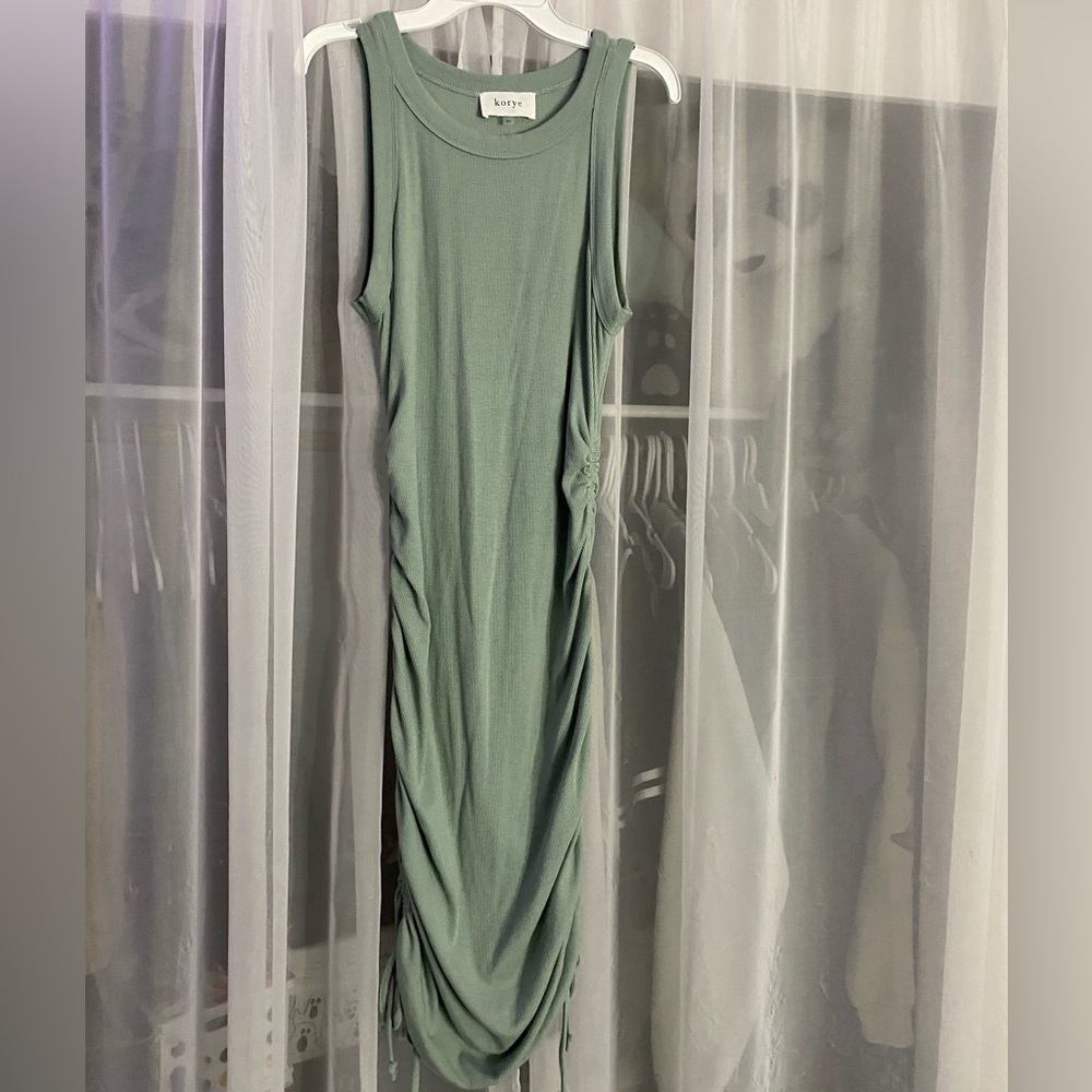 Sage Green Sleeveless Dress